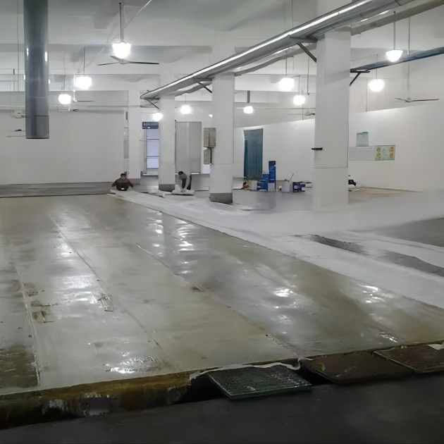 日照防腐蚀地坪,环氧玻纤地坪，玻纤工业地坪，环氧玻纤布地坪,乙烯基玻纤布地坪产品图3